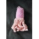 Handmade háčkovaný prívesok na kočiar - ružový