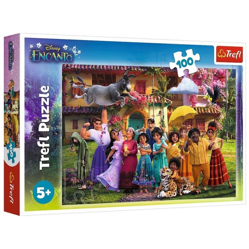 16445 TREFL Puzzle Disney - Čarovný svet Encanto 100 dielikov