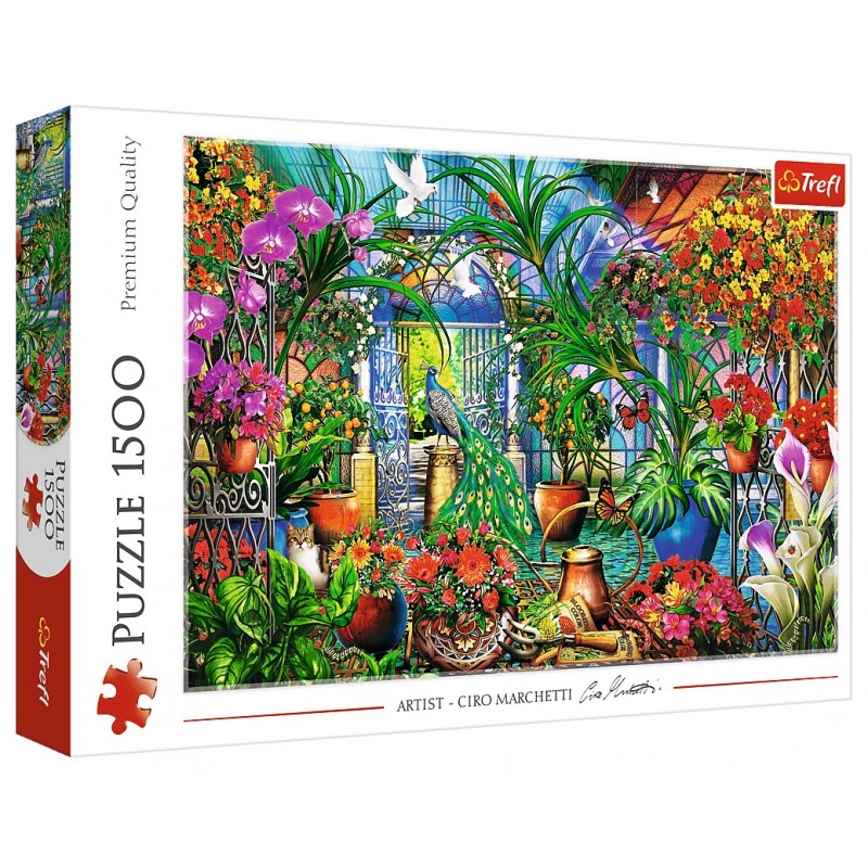 26188 TREFL Puzzle - Tajemná zahrada 1500 dílů 