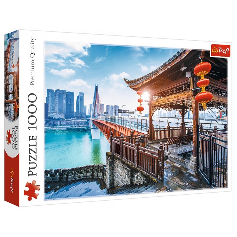 10721 TREFL Puzzle - Chongqing Čína 1000 dielov 