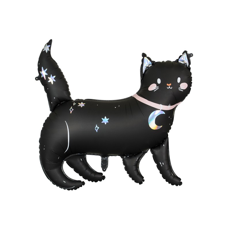 Levně FB151 Party Deco Fóliový balónek - Černá kočka 96x95 cm
