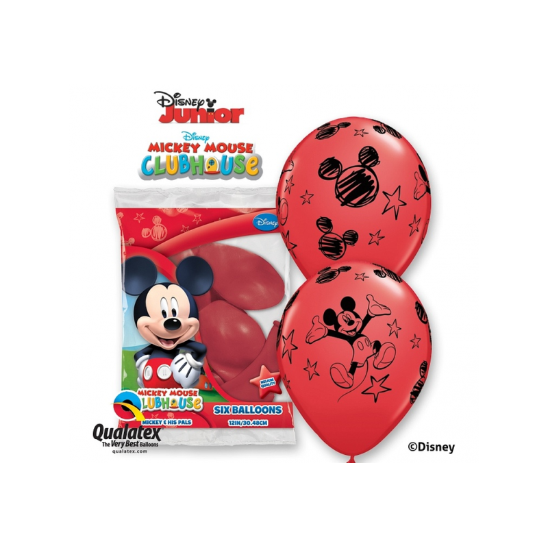 19231 Godan Set balonů - Mickey Mouse, 30cm (6ks) 
