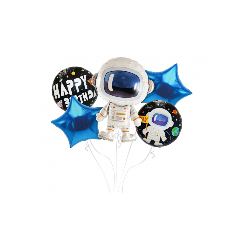 BZ-HKOS Godan Narodeninový set balónov - Hviezdna výprava (5ks)