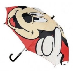 Detský dáždnik Disney - Mickey Mouse - červený