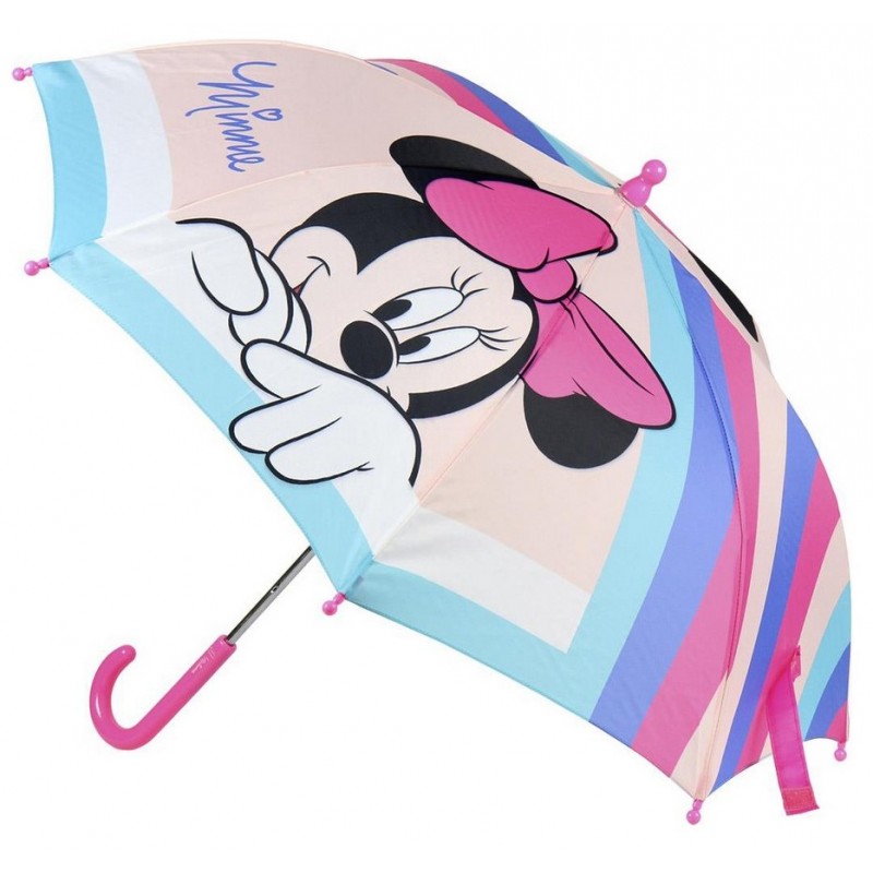 000517 Disney Dětský deštník Disney - Minnie Mouse - růžový