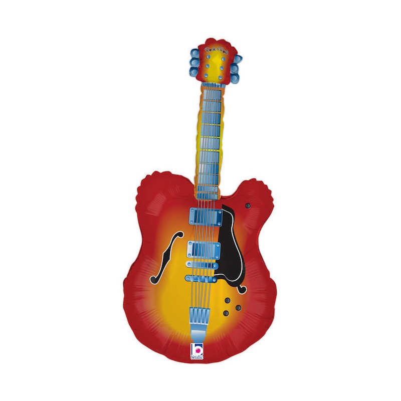 E-shop 85157-P GRABO Fóliový balón - Gitara - 109 cm