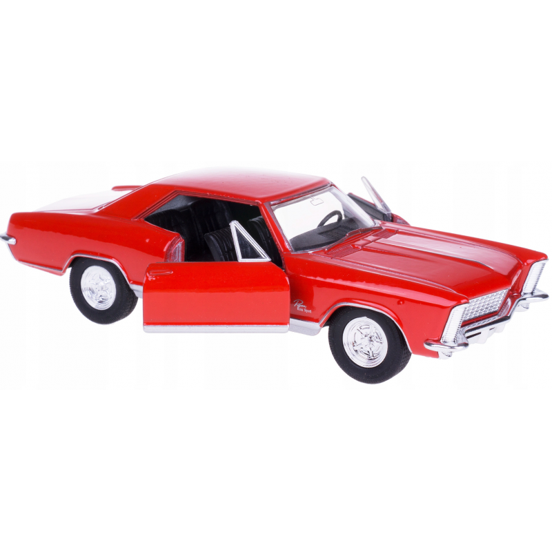 008805 Kovový model auta - Nex 1:34 - 1965 Buick Riviera Gran Sport Červená