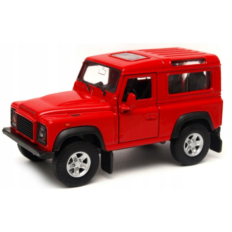 008805 Kovový model auta - Nex 1:34 - Land Rover Defender Červená