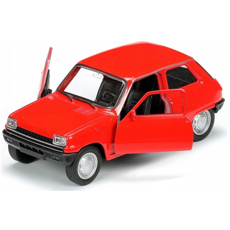 Levně 008805 Kovový model auta - Nex 1:34 - Renault 5 Červená