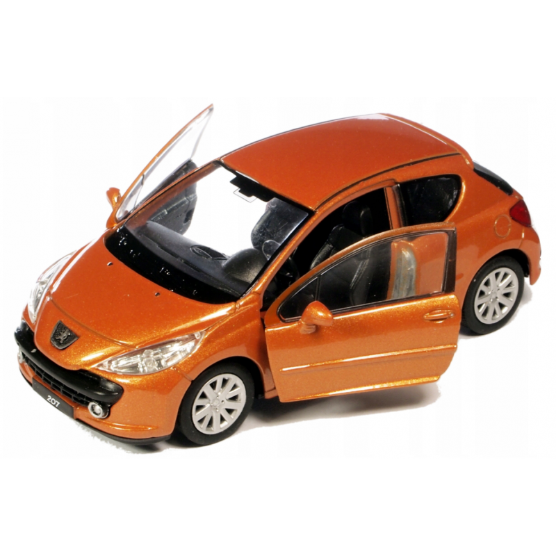 008805 Kovový model auta - Nex 1:34 - Peugeot 207 Oranžová