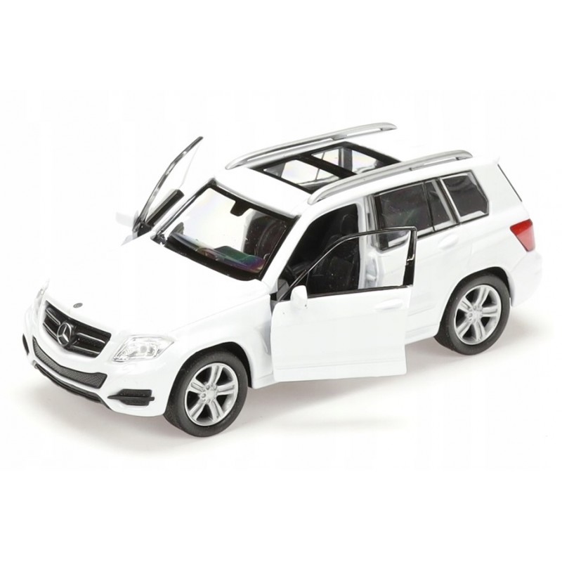 008805 Kovový model auta - Nex 1:34 - Mercedes-Benz GLK Bílá