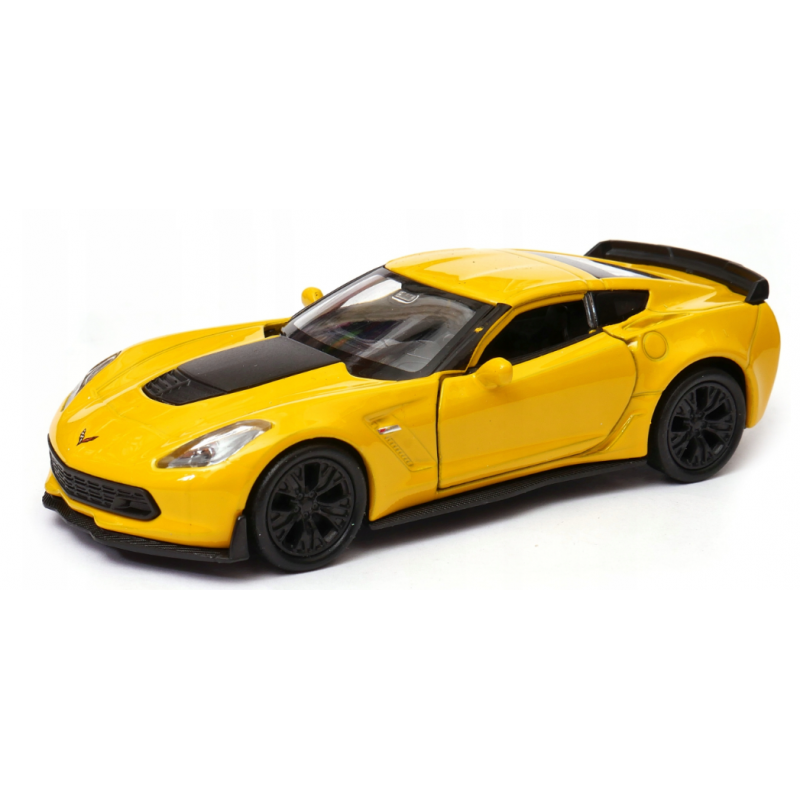 008805 Kovový model auta - Nex 1:34 - 2017 Chevrolet Corvette Z06 Žltá