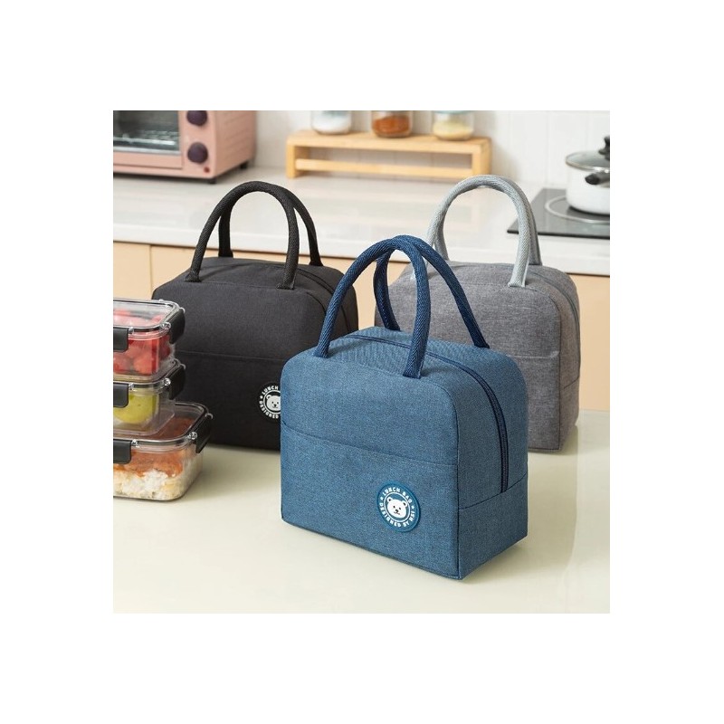 5110 Termoizolční obědová taška - Bear\'s Lunch Bag Modrá