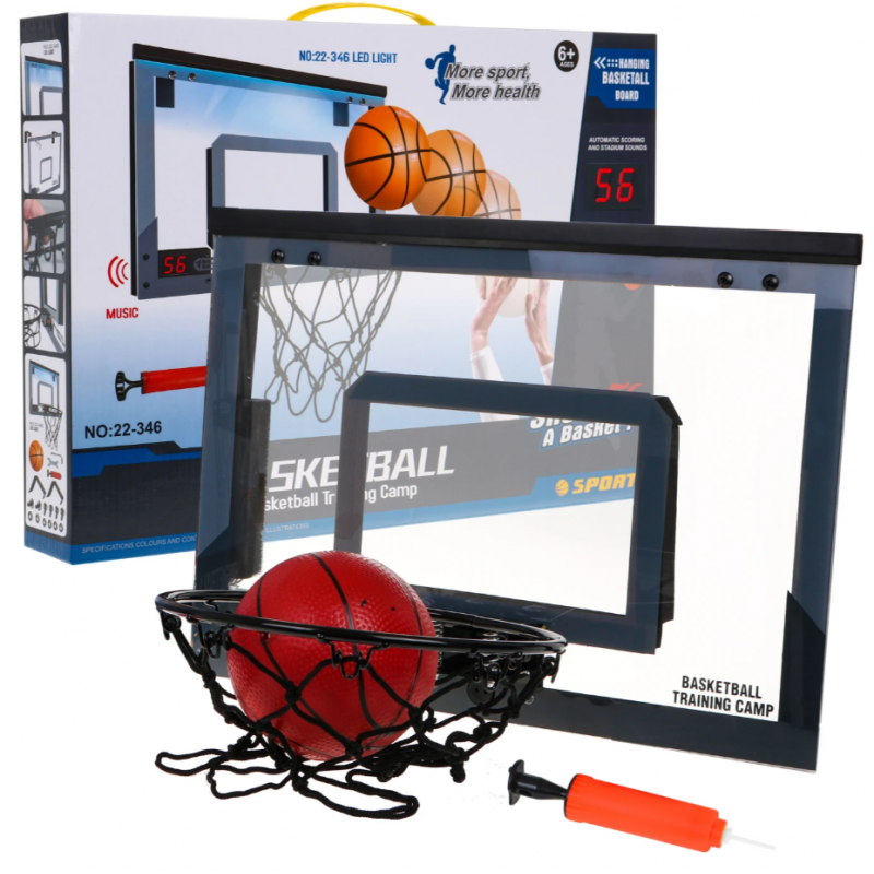 Levně ZOG.22-346 Interaktivní basketbalová souprava pro děti - Training Camp