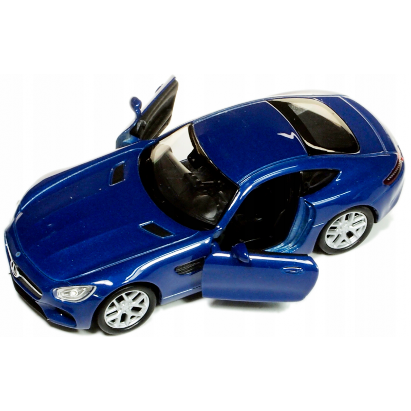 008805 Kovový model vozu - Nex 1:34 - Mercedes-AMG GT Modrá