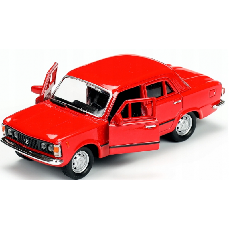 008843 Kovový model auta - Nex 1:34 - Fiat 125P Červená