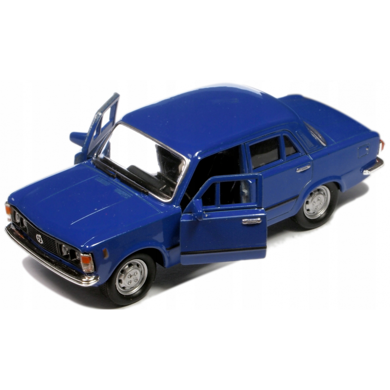 008843 Kovový model auta - Nex 1:34 - Fiat 125P Modrá