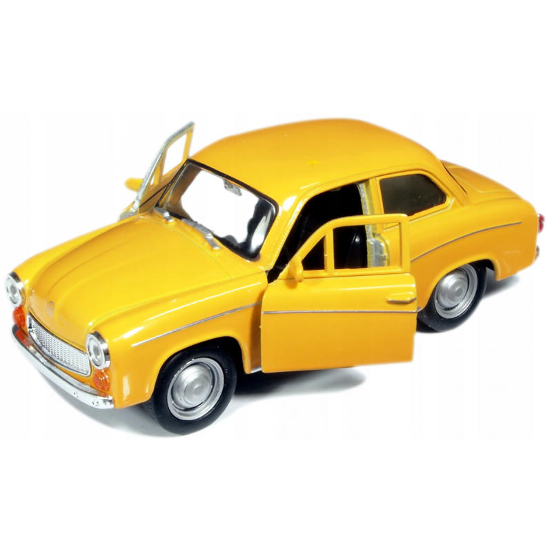 008843 Kovový model auta - Nex 1:34 - Syrena 105 Žlutá