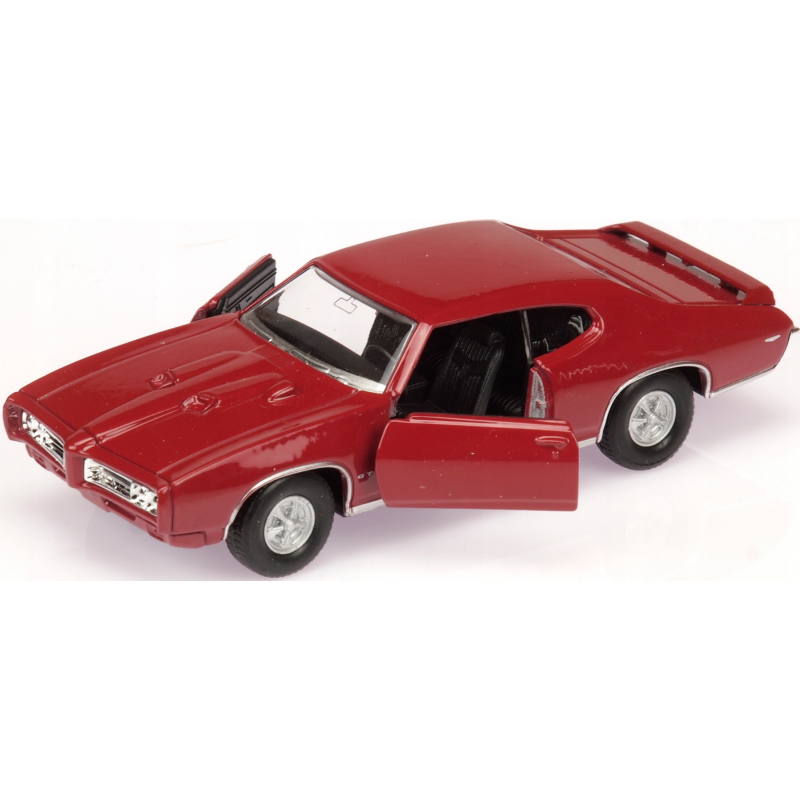 008805 Kovový model auta - Nex 1:34 - 1969 Pontiac GTO Červená