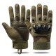 Taktické ochranné rukavice - čierne