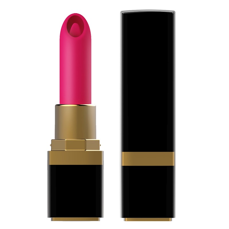 E-shop 806828 Diskrétny USB vibrátor - Pink Lipstick