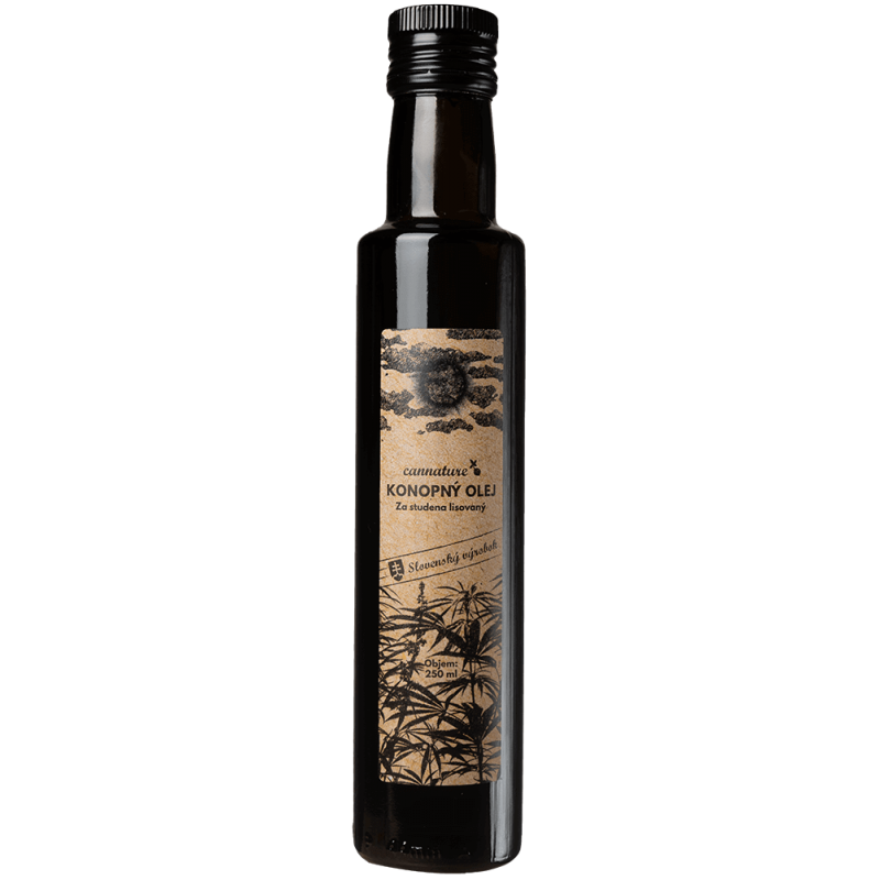 991093 Cannature - Konopný olej za studena lisovaný 250ml 991093 Cannature - Konopný olej za studena lisovaný 250ml