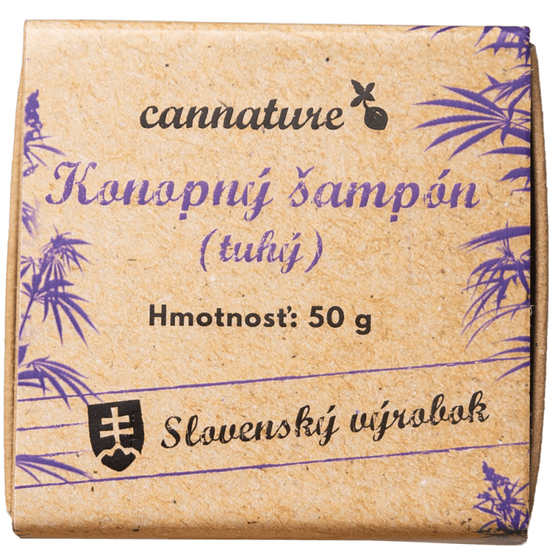 Levně 991222 Cannature - Konopný šampon - Tuhý 50g