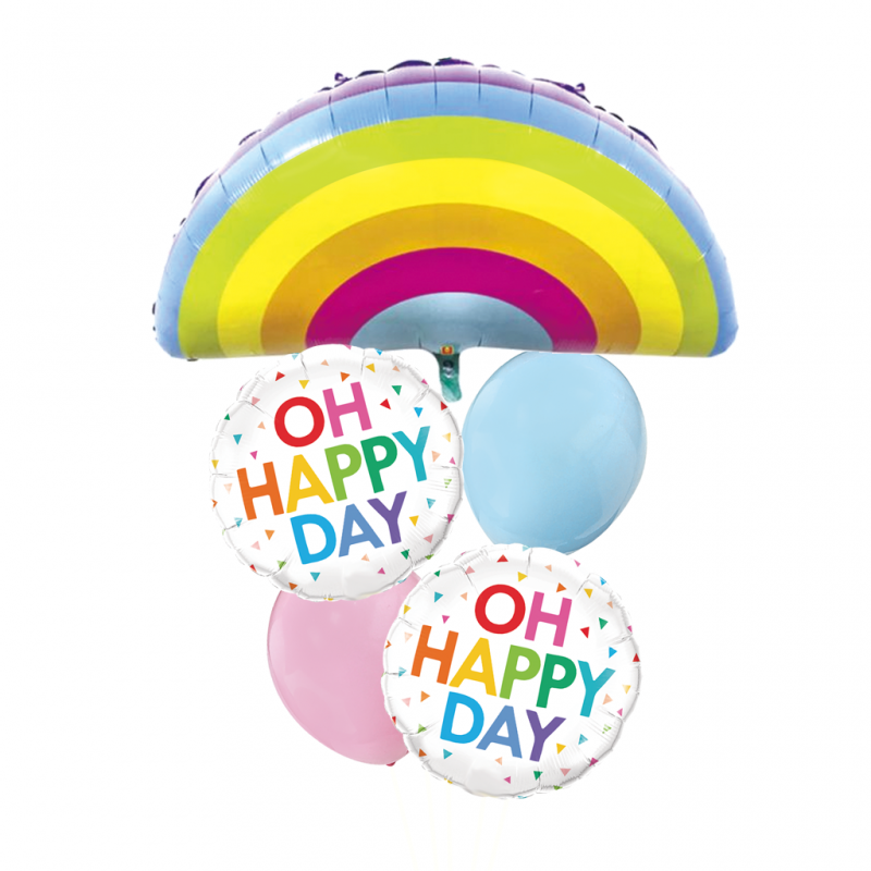E-shop 460214 GRABO Set fóliových balónov - "OH HAPPY DAY" (5ks)