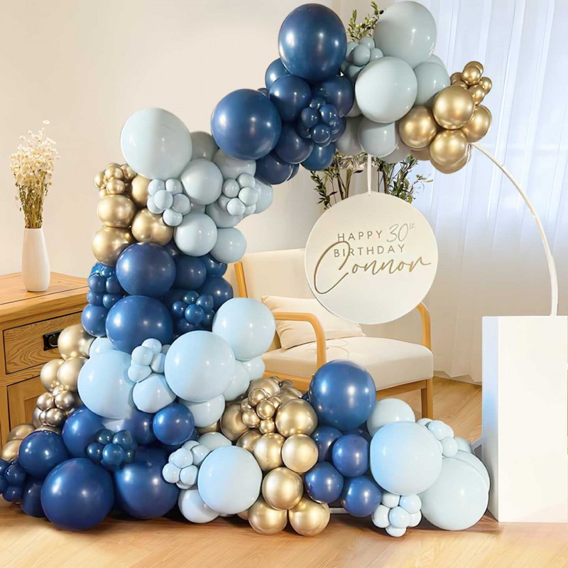 E-shop JIX-01217 Godan Kompletná balónová výzdoba - Blue mix, 100ks