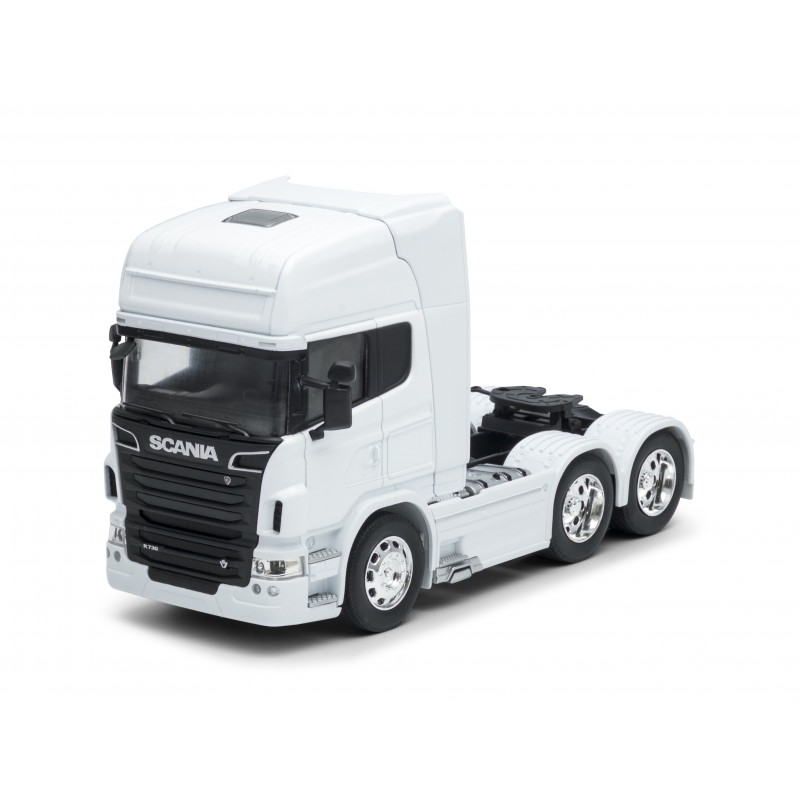 008010 Kovový model - Transporter 1:64 - Scania V8 R730 Biela