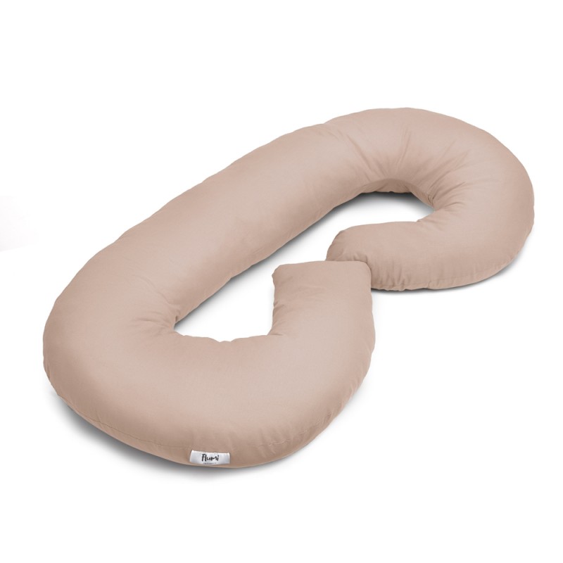 Levně Multifunkční těhotenský polštář - Typ C - Flumi Béžová