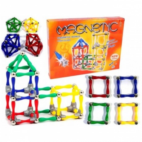 Magnetické puzzle bloky - NEODYMIUM 148 dielov