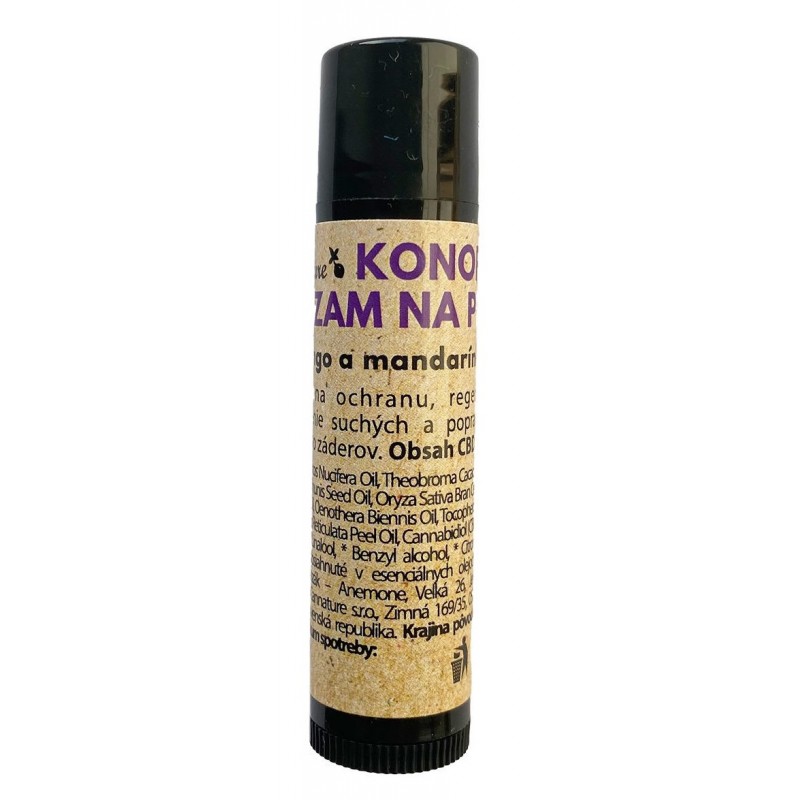 Cannature - Konopný balzam na pery - Mango a Mandarínka 30mg Cannature - Konopný balzam na pery - Mango a Mandarínka 30mg