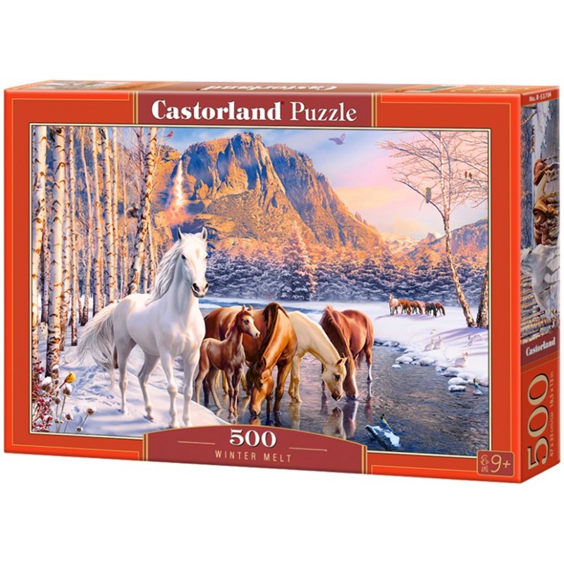 4783 Puzzle Castorland - Stádo koní 500 dielikov 