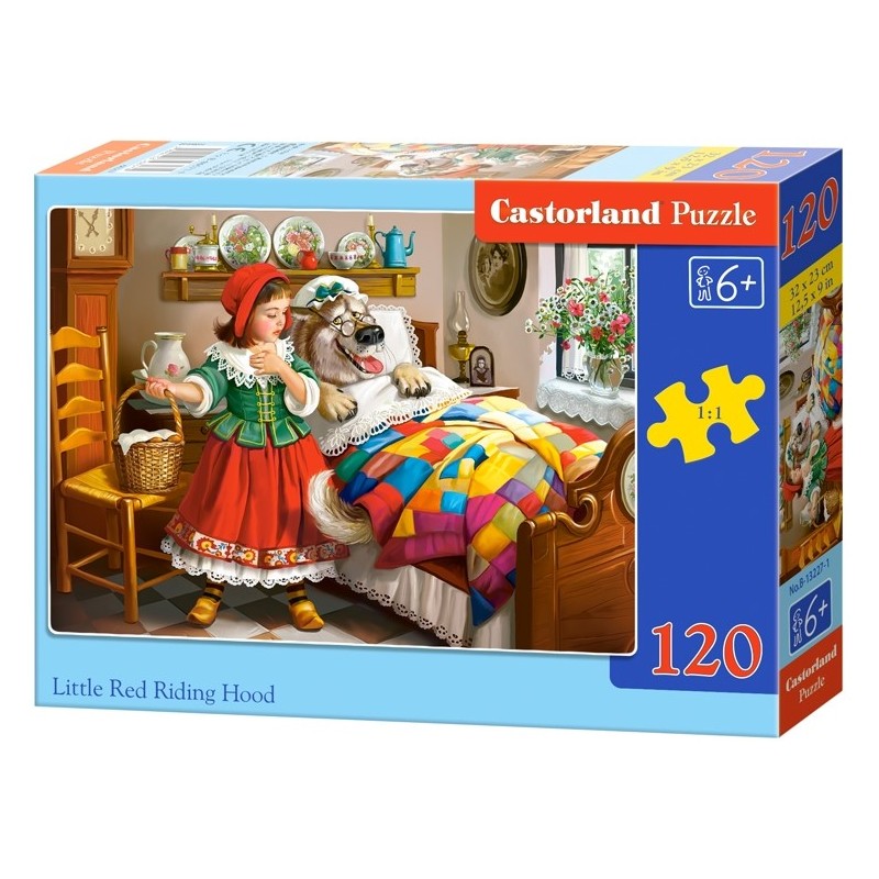 4804 Puzzle Castorland - Červená čepička 120 dílků