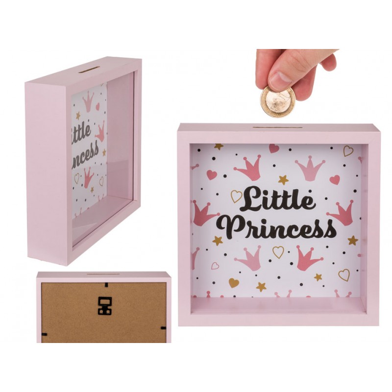 144458 Drevená pokladnička - Little Princess