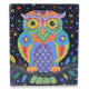 Mini diamantová mozaika - pevná - Ornament Owl