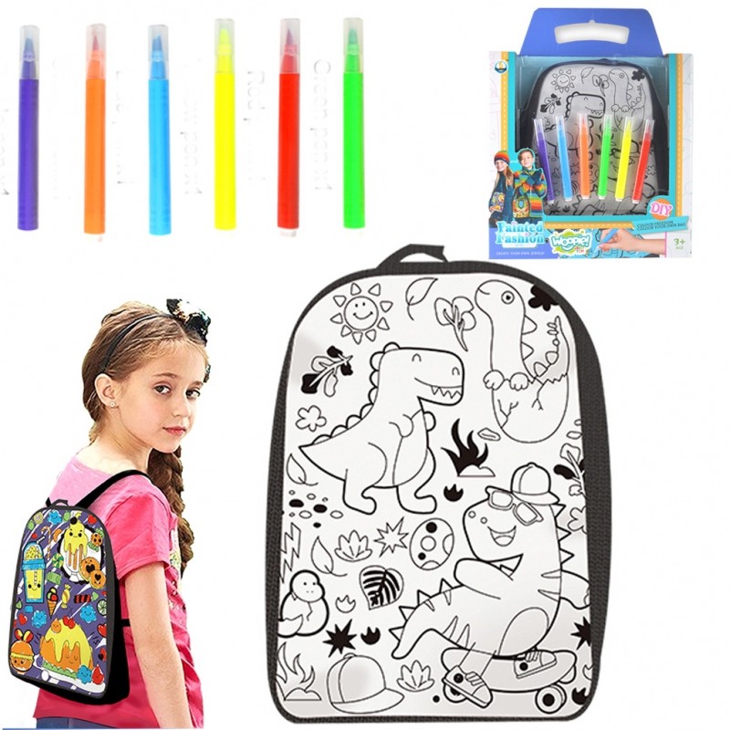 E-shop 45364 Umelecká súprava pre chlapcov - DIY Dino-Backpack