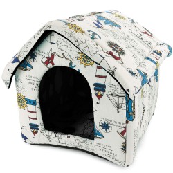 Textilný domček pre psy a mačky - Maják