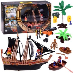 Pirátska loď s ozvučením a spružinovými delami
