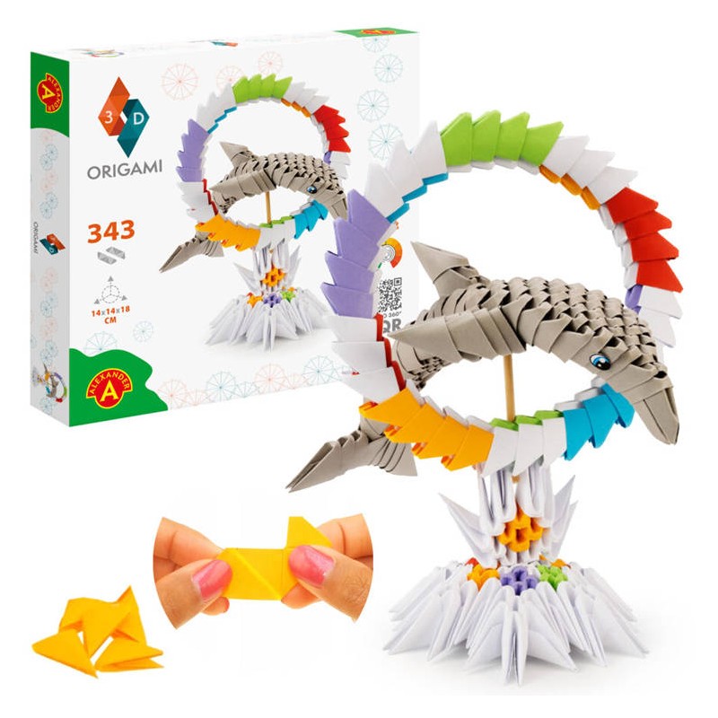ZA4479 3D origami - Delfín Alexander 343ks