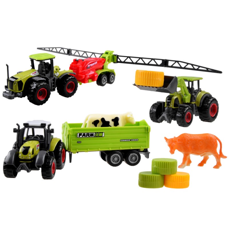 ZA4366 Detská súprava poľnohospodárskych strojov a zvierat 22ks 