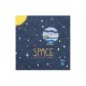 Papierové obrúsky - Space Adventure - 33x33 cm