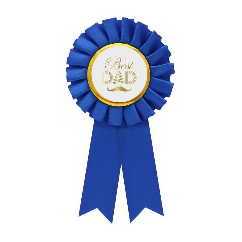 YH-KBDA Godan Odznak pre najlepšiu mamu a otca - The Best Modrá