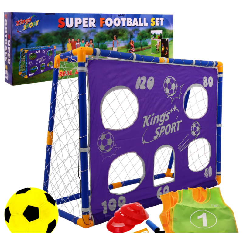 Levně ZOG.26002 Tréninková fotbalová branka s příslušenstvím - Kings Sport