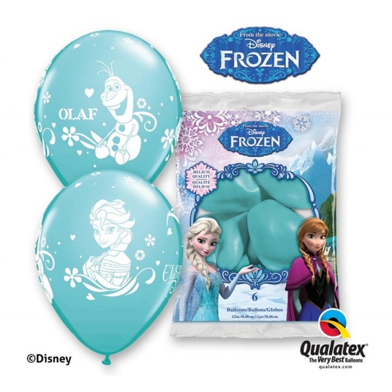19226 Godan Set latexových balónov - Disney - Frozen, 30cm (6ks)