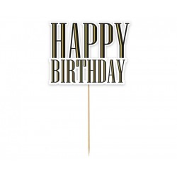 Zápich na tortu - "Happy Birthday" - B&G, 13cm