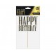 Zápich na tortu - "Happy Birthday" - B&G, 13cm