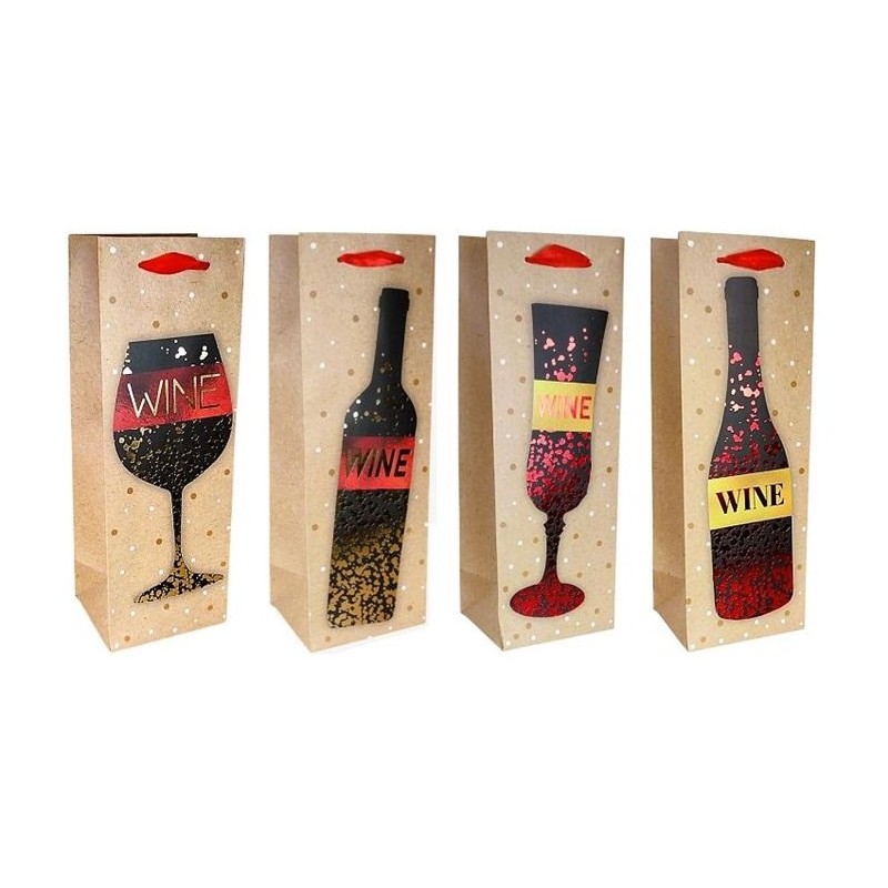 917516 Darčeková taška na víno - Wine Bottle 
