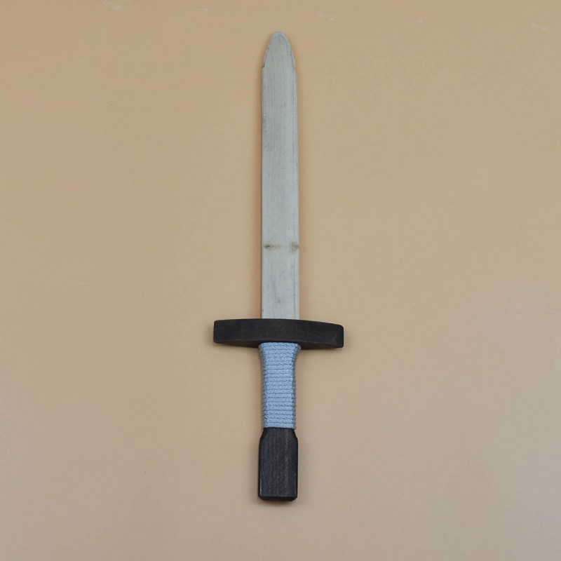 DSK18 Stredoveká detská drevená zbraň - Talianský meč Hnedá